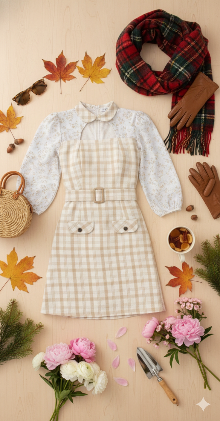 navy blue dress for baby girl Made by a Fabricista: Winter White Dresses main image 0