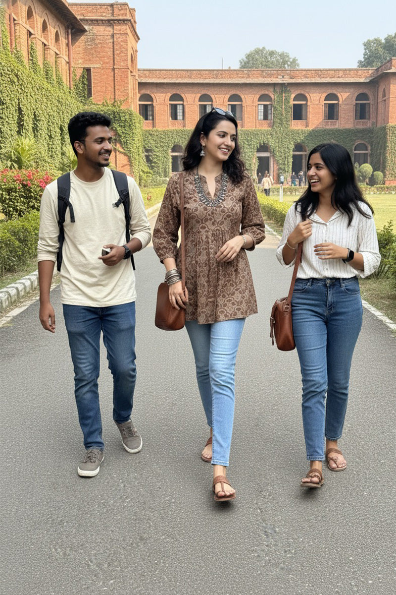 Dharti Bloom Peplum Short Kurti