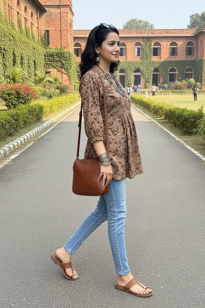 Dharti Bloom Peplum Short Kurti