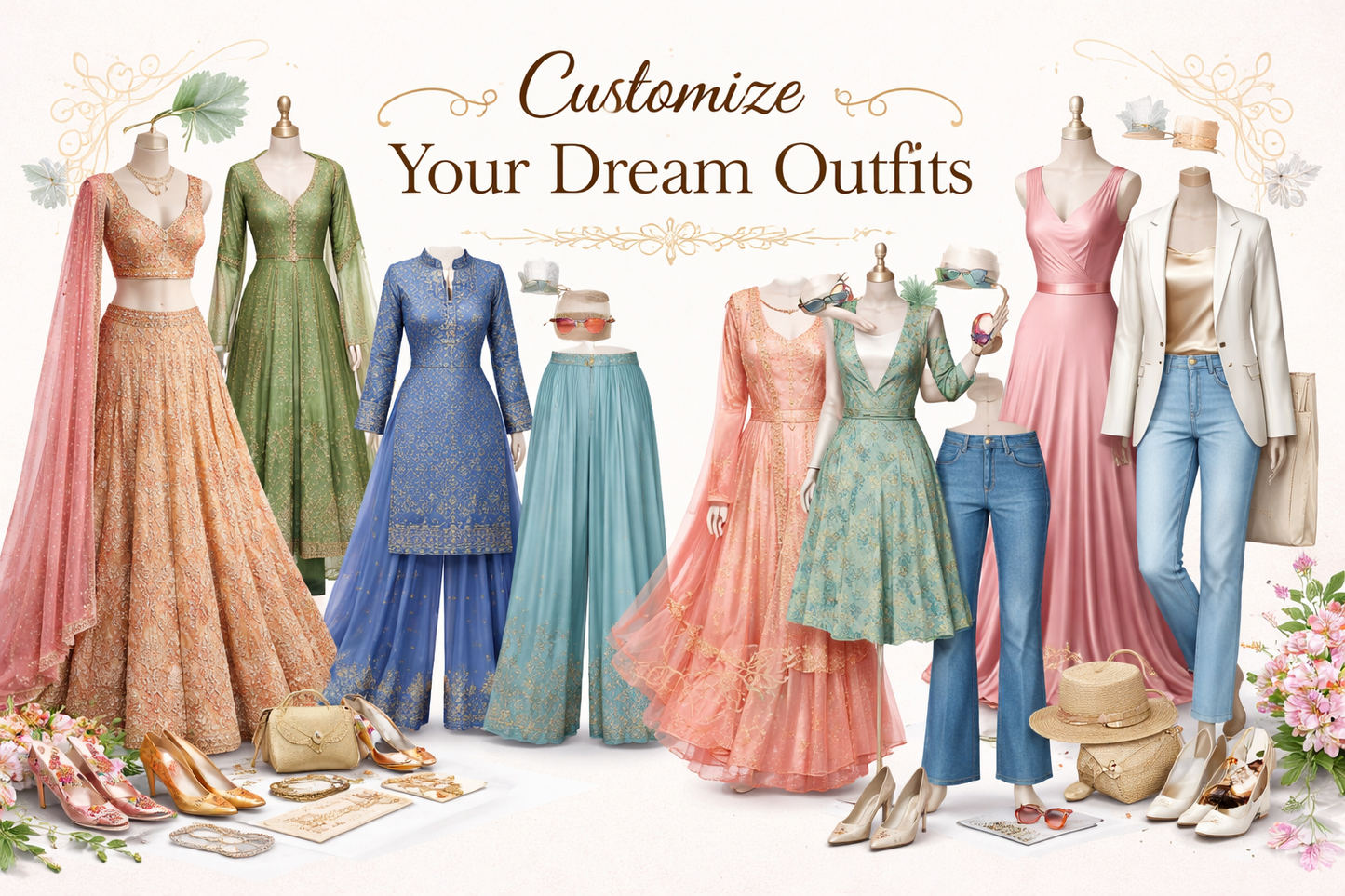 Elegant & Premium Customised Blouses