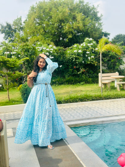 Daydream Flare Fit and Flare Maxi Dress