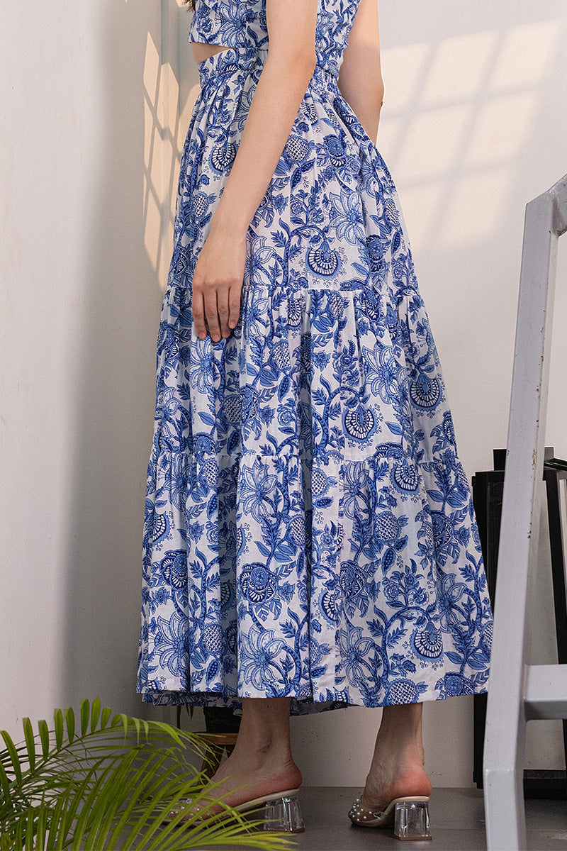 Ink & Ice Maxi Skirt