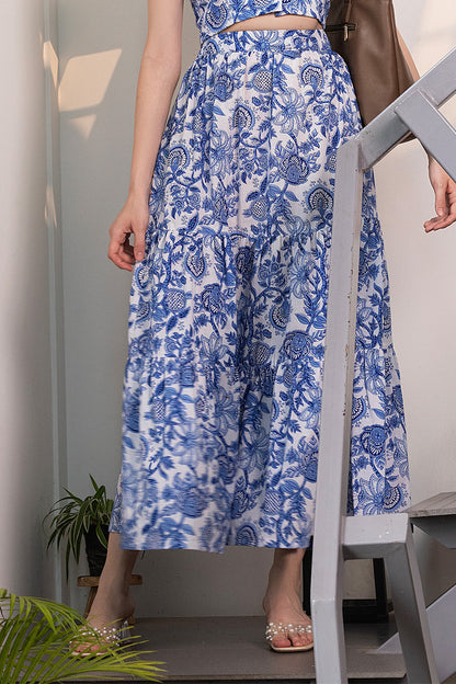 Ink & Ice Maxi Skirt