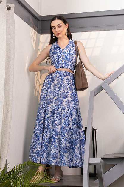 Ink & Ice Maxi Skirt