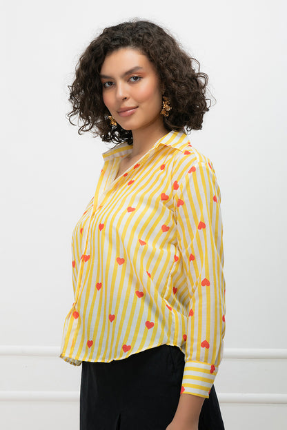 Lemon Love Button Down Shirt