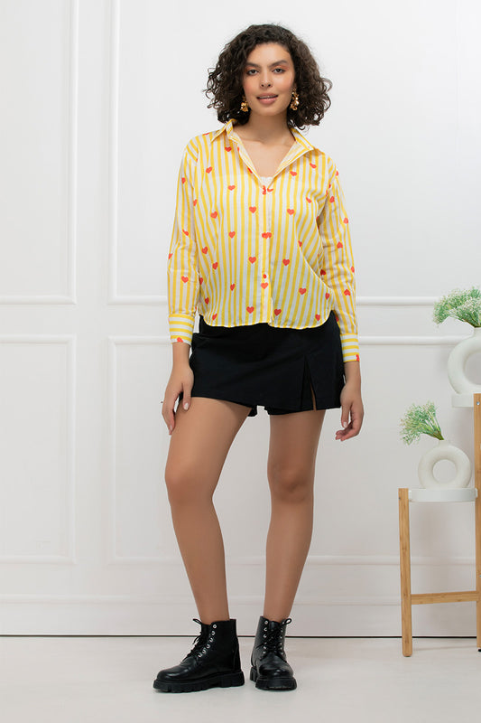 Lemon Love Button Down Shirt